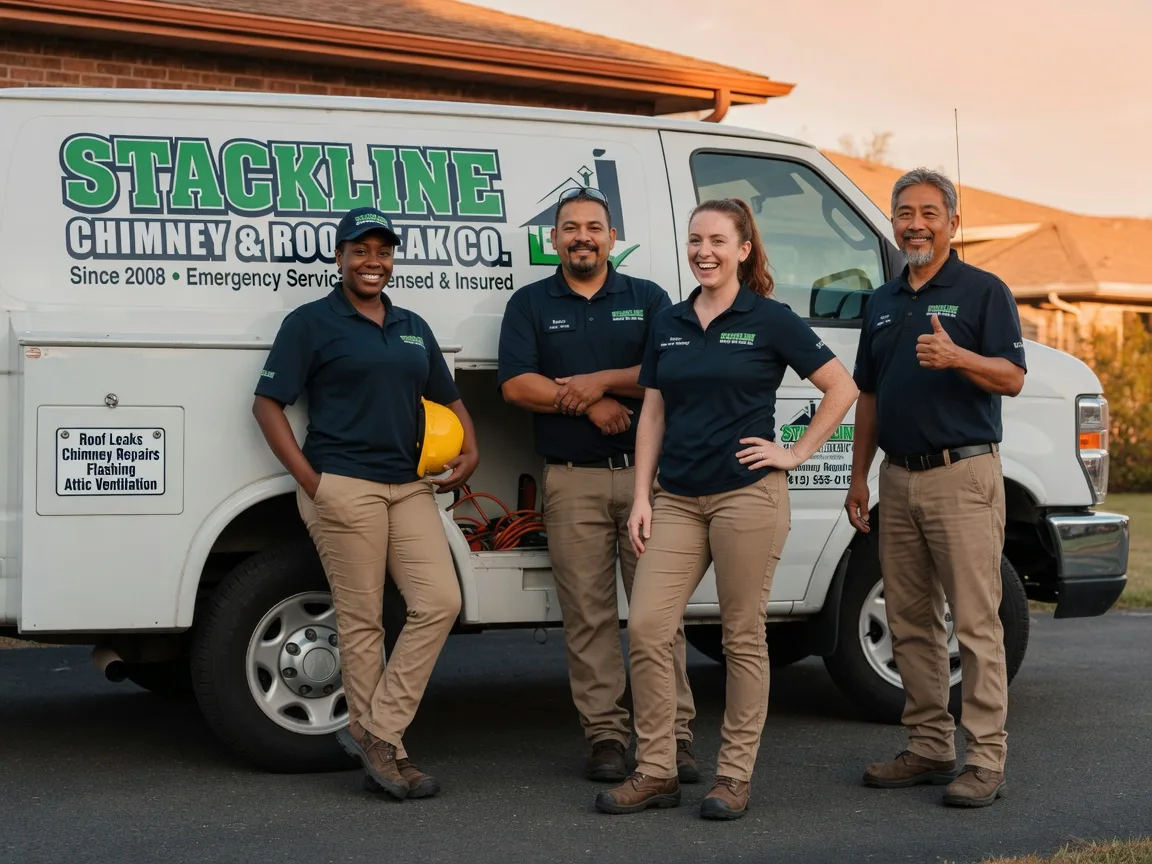 Chimney flashing repair company in Newfield, NY